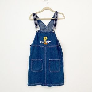 Vintage Blue Denim Tweety Dress
